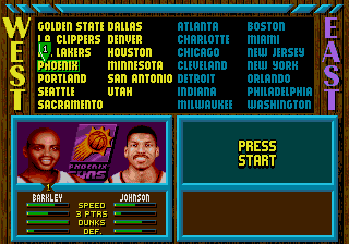 NBA Jam - Team Select SNES (Sega Genesis Remix) 