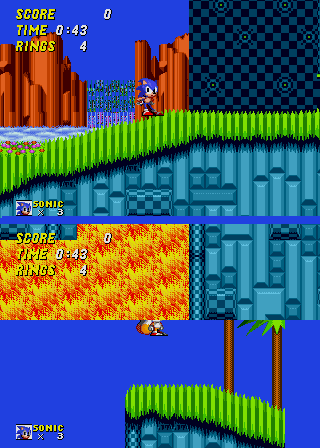 An example of how screwy two-player mode is.