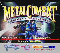 Metal Combat: Falcon's Revenge - The Cutting Room Floor