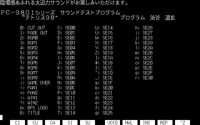 Super Tetris 2 + Bombliss (PC-98) - The Cutting Room Floor