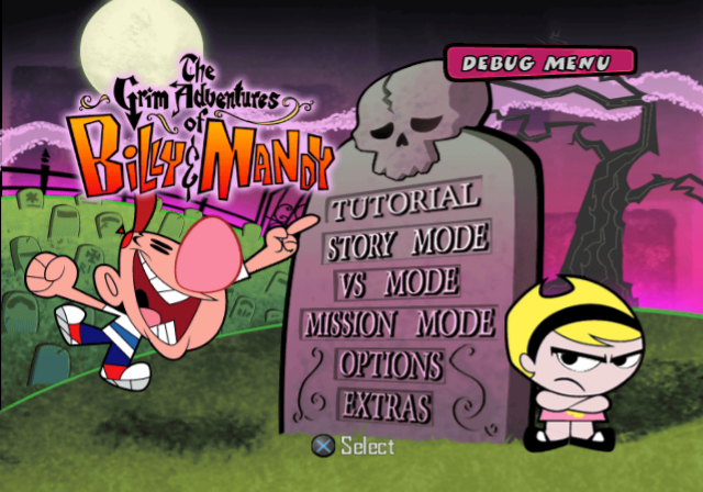 Billy and shop mandy gamecube