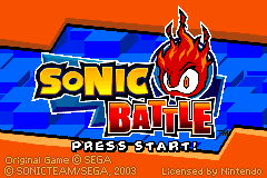 Sonic battle deals typo