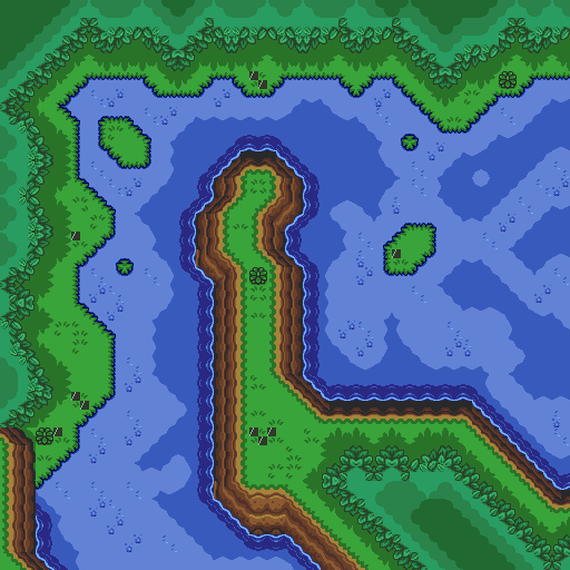 zelda nes map secrets