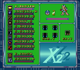 Proto Mega Man X2 Title Intro Menus The Cutting Room Floor