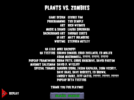 Plants vs Zombies Adventure End Music Video + credits 