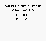 Yu-Gi-Oh! - Monster Capsule GB J GBC SOUND CHECK MODE.png