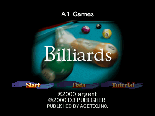 Backstreet Billiards (PS1 Gameplay) 