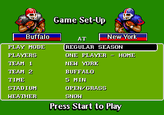 John Madden Football '92 - The Cutting Room Floor