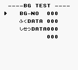 Majokko Mari-chan no Kisekae Monogatari J GBC DEBUG BG TEST.png