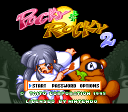 Pocky & Rocky 2 EU Title.png
