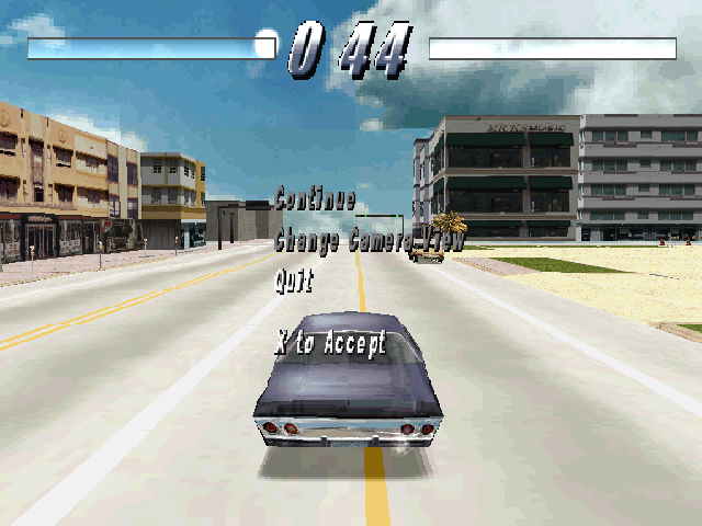 100% na fase do estacionamento de Driver (PS1) 