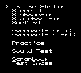 Xtreme Sports Debug Menu.png