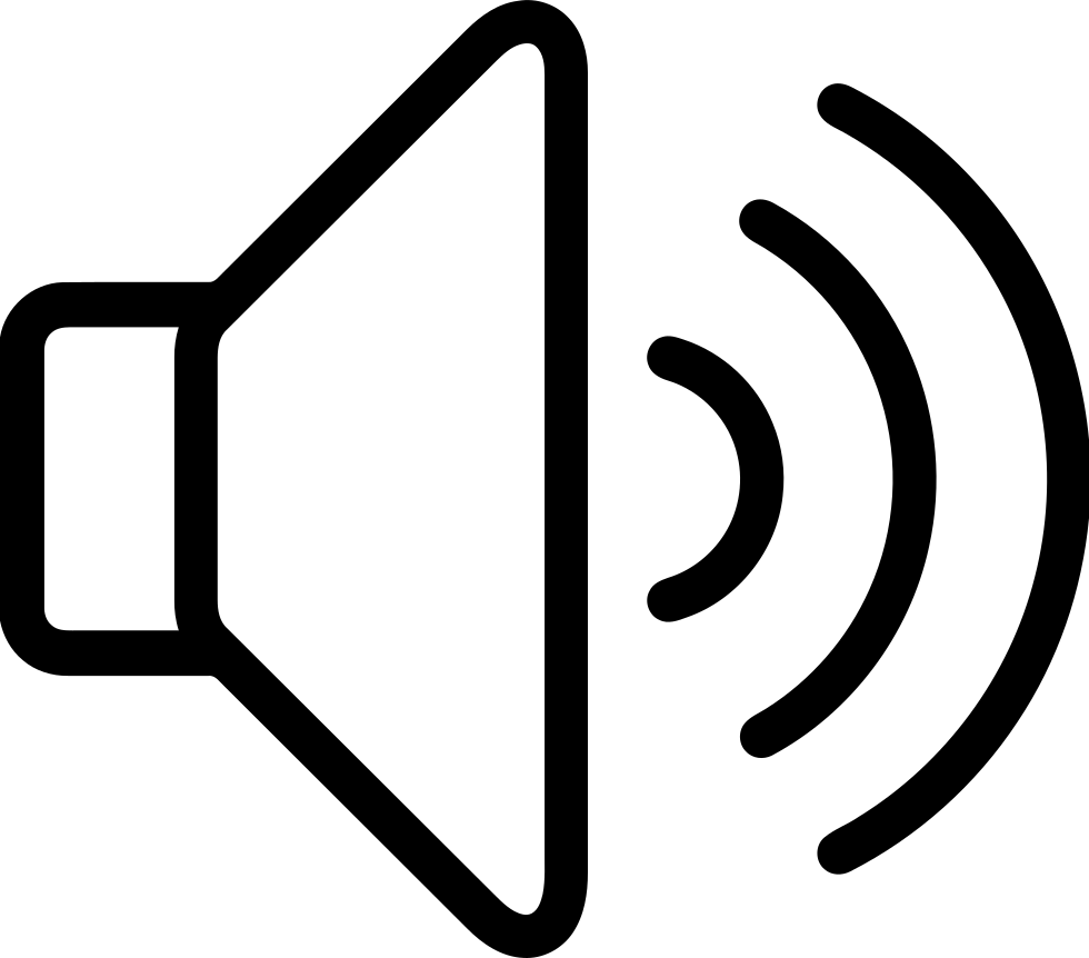 Значок динамика. Значок звука. Звук иконка на прозрачном фоне.