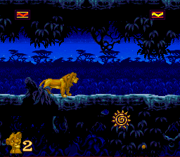 SFC★THE LION KING SNES 海外版