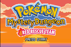 Pokémon Mystery Dungeon Red Rescue Team And Blue Rescue