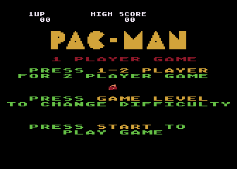 pac man atari 5200