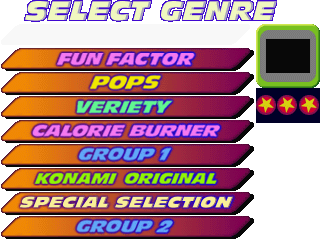 Dance Dance Revolution (PC) 4th Mix PS1 Genres.png