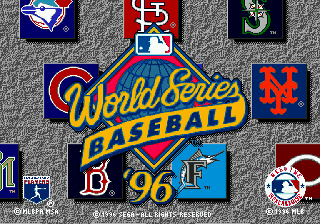 Buy SEGA Genesis World Series Baseball '96