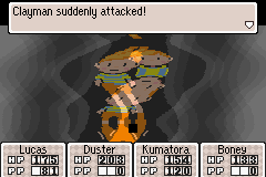 Mother3 Clayman battle unused.png