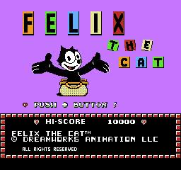 Felix the Cat Konami Rerelease Switch TitleScreen.png