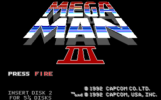 Mega Man III (DOS)-title-5.25.png