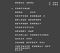 Addams Family Values SNES debug menu.png