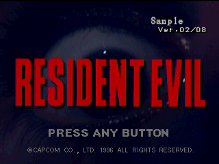 Resident Evil PlayStation Sample 02 08 titlescreen.png