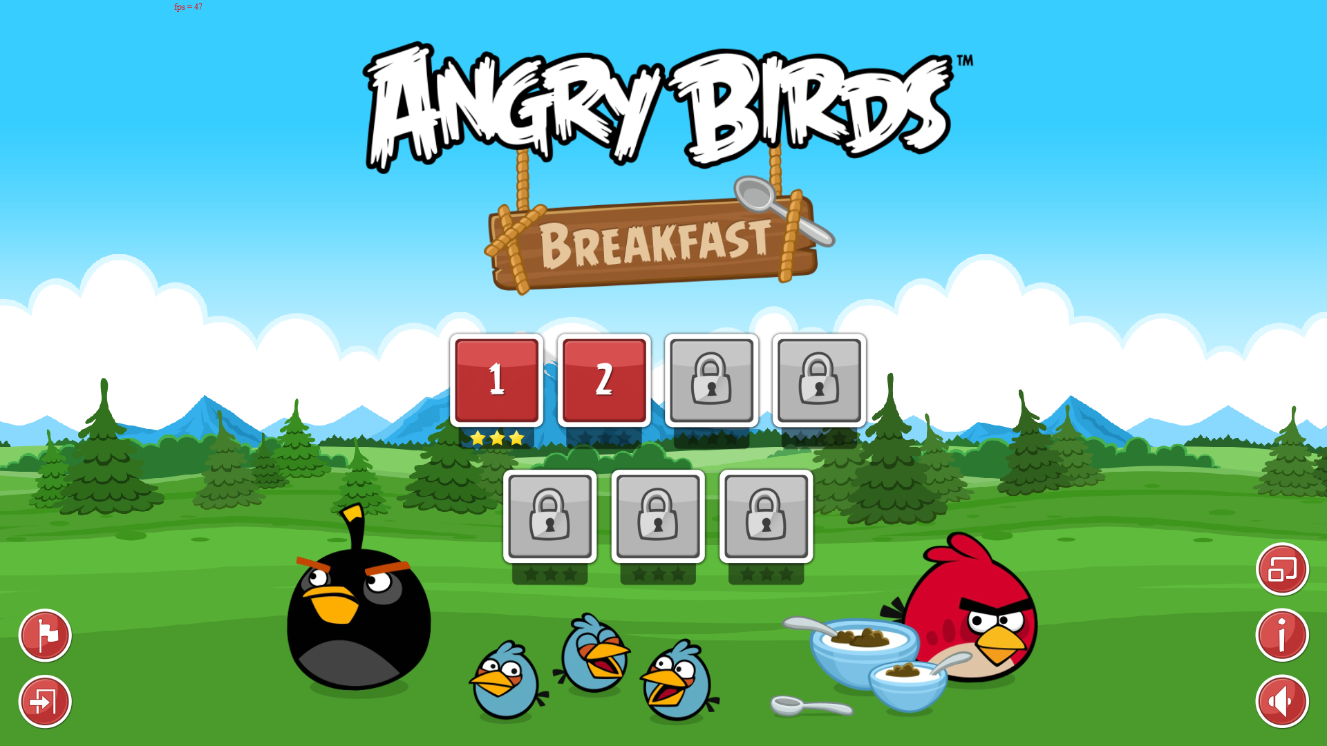 Angry birds mod menu. Игра злые птички меню. Меню Angry Birds. Игровое меню Энгри бердз. Злые птички Брекфест игра.