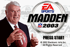 Madden NFL 2003 - Sony Playstation - Games Database