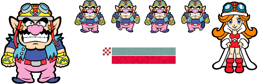 warioware twisted sprites