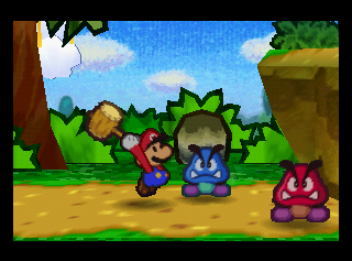 PM64-FinalGoomaBrosFightHammerBlueGoomba.png