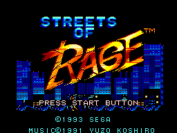 Streets of Rage (Sega Master System) - The Cutting Room Floor