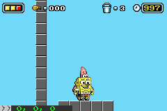 spongebob the movie gameboy