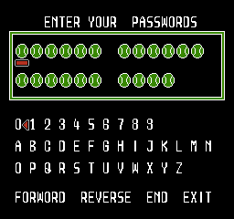 Little League Baseball nes password.png