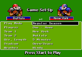 John Madden Football '92 (Video Game 1991) - IMDb