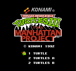 Teenage Mutant Ninja Turtles III: The Manhattan Project - The