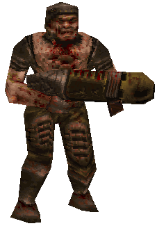 Fun fact: The Quake manual says these guys are programmed to orgasm when they kill someone.