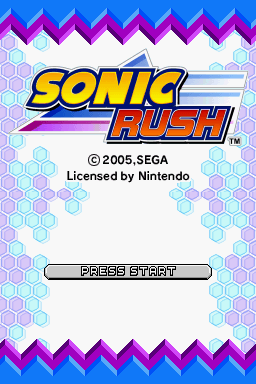 Sonic Advance sprite found in-game Sonic Rush e3 Beta 