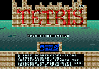 tetris sega mega drive