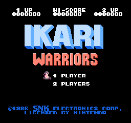 Nes ikari hot sale warriors