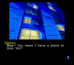 Snatcher Sega CD Gillian Apartment.png