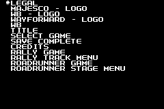 Looney Tunes Double Pack Debug Menu.png