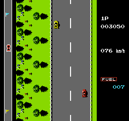 road fighter nes north american name