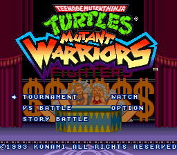 Teenage Mutant Ninja Turtles - Mutant Warriors (Japan) title.png