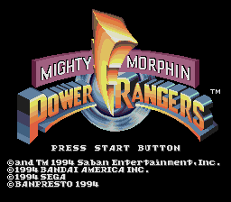 Mighty Morphin Power Rangers (Genesis) - The Cutting Room Floor