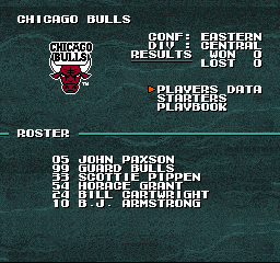 Tecmo Super NBA Basketball (US) Rev1 Bulls Roster.png