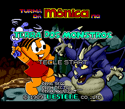 Turma da Monica na Terra dos Monstros Title Screen.png