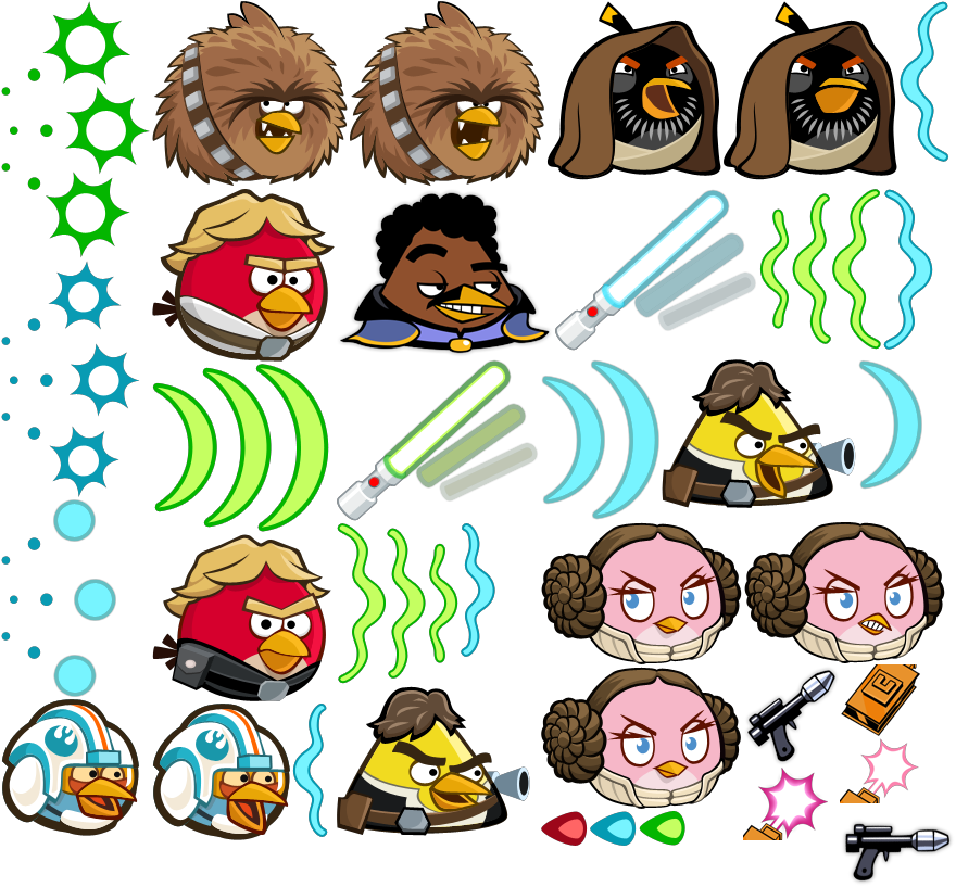 angry birds star wars characters drawings