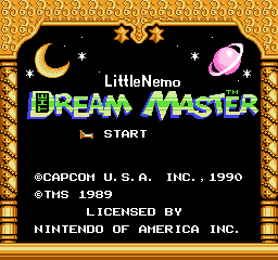 little nemo dream master nes
