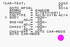 Gekitou! Car Battler Go!! J GBA CAR TEST.png